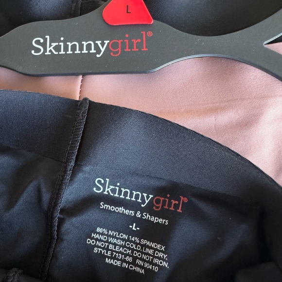 3-pc Skinnygirl Smoothers Shapers Women’s Black Pink Seamless Shorts size L NWT - Picture 12 of 12